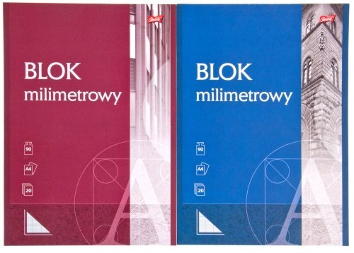 MILLIMETER BLOCK A4 20 SHEETS U-PAP MAJEWSKI 022006 ST.MAJEWSKI-NOTES